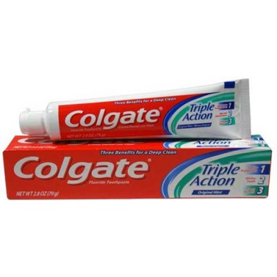 COLGATE TRIPLE ACTION TOOTHPASTE 2.5 OZ (PACK OF 6)